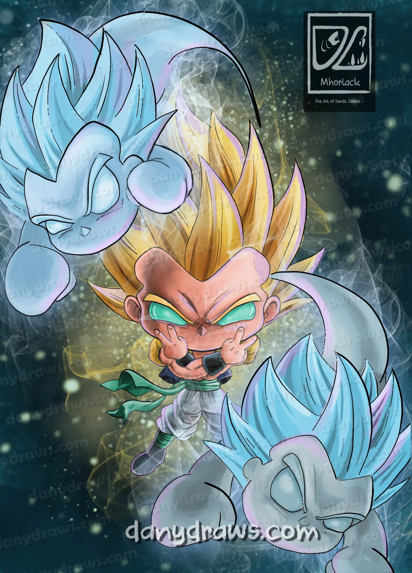 Gotenks kamikaze ghost chibi — Mhorlack
